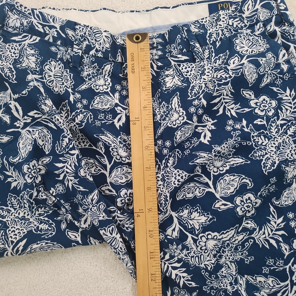 POLO Ralph Lauren Shorts Mens 32 Blue Floral Classic Fit Resort Aloha 9" Inseam - Picture 8 of 12